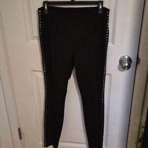 INC International Concepts Black Top with Branded Neck Label